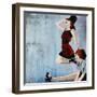 Carrying On-Clayton Rabo-Framed Giclee Print