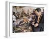 Carrying out Routine Maintenance of Prayer Wheels on a Monastery Roof, Lhasa, Tibet, China-Don Smith-Framed Photographic Print