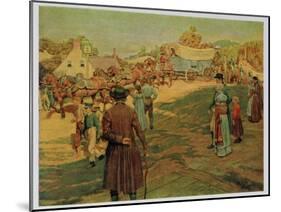 Carrying Powder to Perry at Lake Erie, 1911-Howard Pyle-Mounted Giclee Print