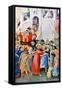 Carrying the Cross-Simone Martini-Framed Stretched Canvas