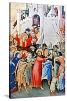 Carrying the Cross-Simone Martini-Stretched Canvas
