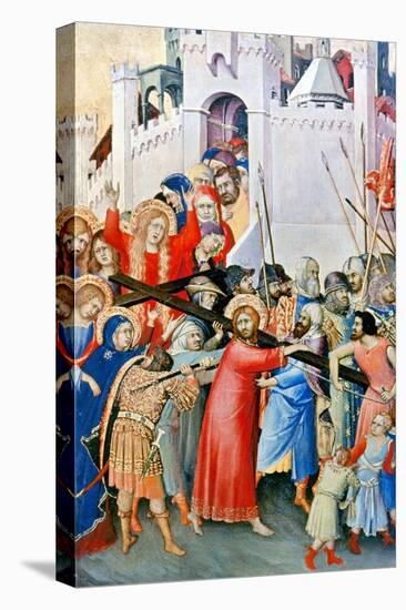 Carrying the Cross-Simone Martini-Stretched Canvas