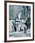Carrying Water from the Nile, Cairo, Egypt, 1928-Louis Cabanes-Framed Giclee Print