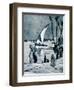 Carrying Water from the Nile, Cairo, Egypt, 1928-Louis Cabanes-Framed Giclee Print