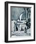 Carrying Water from the Nile, Cairo, Egypt, 1928-Louis Cabanes-Framed Giclee Print