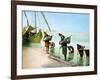 Carrying Water, Luxor, Egypt, 20th Century-null-Framed Giclee Print