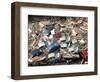 Cars are Piled up Among Debris from Hurricane Katrina-null-Framed Photographic Print