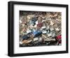 Cars are Piled up Among Debris from Hurricane Katrina-null-Framed Photographic Print