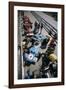 Cars at the British Grand Prix, Silverstone, Northamptonshire, 1969-null-Framed Photographic Print