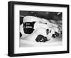 Cars Buried by Heavy Snowfall-null-Framed Photographic Print