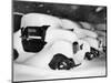Cars Buried by Heavy Snowfall-null-Mounted Photographic Print