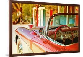 Cars - Chevrolet - Route 66 - Gas Station - Arizona - United States-Philippe Hugonnard-Framed Photographic Print