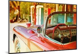 Cars - Chevrolet - Route 66 - Gas Station - Arizona - United States-Philippe Hugonnard-Mounted Photographic Print