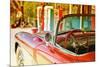 Cars - Chevrolet - Route 66 - Gas Station - Arizona - United States-Philippe Hugonnard-Mounted Photographic Print