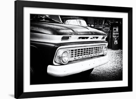 Cars - Chevrolet - Route 66 - Gas Station - Arizona - United States-Philippe Hugonnard-Framed Photographic Print