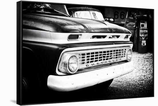 Cars - Chevrolet - Route 66 - Gas Station - Arizona - United States-Philippe Hugonnard-Framed Stretched Canvas