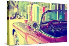 Cars - Chevrolet - Route 66 - Gas Station - Arizona - United States-Philippe Hugonnard-Stretched Canvas