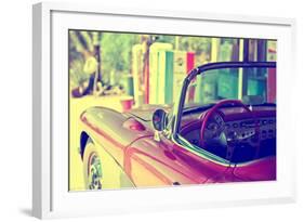 Cars - Chevrolet - Route 66 - Gas Station - Arizona - United States-Philippe Hugonnard-Framed Photographic Print