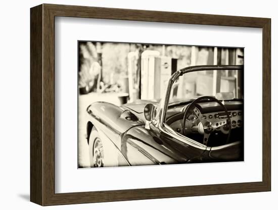 Cars - Chevrolet - Route 66 - Gas Station - Arizona - United States-Philippe Hugonnard-Framed Photographic Print