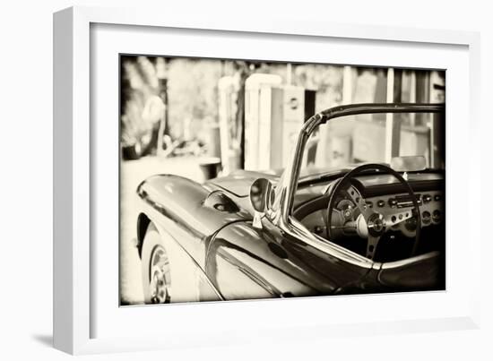 Cars - Chevrolet - Route 66 - Gas Station - Arizona - United States-Philippe Hugonnard-Framed Photographic Print