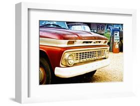 Cars - Chevrolet - Route 66 - Gas Station - Arizona - United States-Philippe Hugonnard-Framed Photographic Print