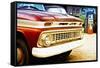 Cars - Chevrolet - Route 66 - Gas Station - Arizona - United States-Philippe Hugonnard-Framed Stretched Canvas