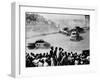 Cars Crashing in Race-null-Framed Photographic Print