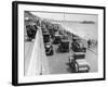 Cars Driving Along Bournemouth Seafront, Dorset, 1928-null-Framed Photographic Print