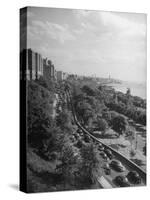 Cars Driving Off the George Washington Bridge in the Afternoon During Memorial Day Traffic-Cornell Capa-Stretched Canvas