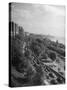 Cars Driving Off the George Washington Bridge in the Afternoon During Memorial Day Traffic-Cornell Capa-Stretched Canvas