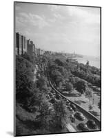 Cars Driving Off the George Washington Bridge in the Afternoon During Memorial Day Traffic-Cornell Capa-Mounted Photographic Print