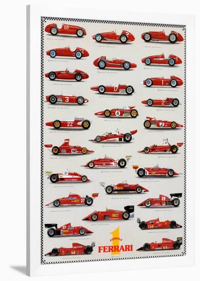 Cars Ferrari Formula I-null-Framed Poster