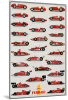 Cars Ferrari Formula I-null-Mounted Poster