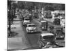 Cars Filling the Roadway on Route 1 Between Washington and Baltimore-Ed Clark-Mounted Premium Photographic Print