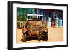 Cars - Ford - Route 66 - Gas Station - Arizona - United States-Philippe Hugonnard-Framed Photographic Print