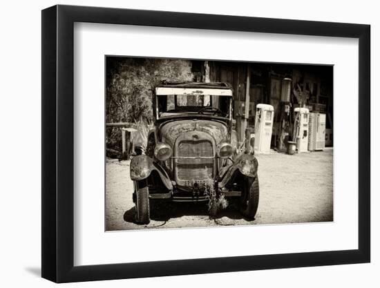 Cars - Ford - Route 66 - Gas Station - Arizona - United States-Philippe Hugonnard-Framed Premium Photographic Print