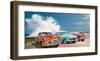 Cars in Avenida de Maceo, Havana, Cuba-Pangea Images-Framed Giclee Print