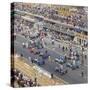 Cars Lining Up on the Starting Grid, French Grand Prix, Le Mans, France, 1967-null-Stretched Canvas