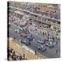 Cars Lining Up on the Starting Grid, French Grand Prix, Le Mans, France, 1967-null-Stretched Canvas
