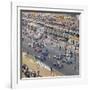 Cars Lining Up on the Starting Grid, French Grand Prix, Le Mans, France, 1967-null-Framed Photographic Print