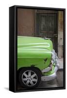Cars of Cuba III-Laura Denardo-Framed Stretched Canvas