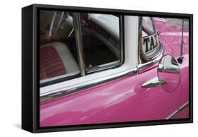 Cars of Cuba V-Laura Denardo-Framed Stretched Canvas