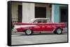 Cars of Cuba VII-Laura Denardo-Framed Stretched Canvas