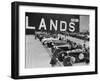 Cars on the start line at the MCC Members Meeting, Brooklands, 10 September 1938-Bill Brunell-Framed Photographic Print