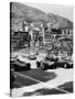 Cars on the Starting Grid, Monaco, 1950S-null-Stretched Canvas