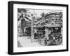 Cars Parked alongside Street-null-Framed Photographic Print