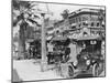 Cars Parked alongside Street-null-Mounted Photographic Print