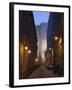 Cars Parked in a Street, Torre Dell'Elefante Tower, Il Castello Old Town, Sardinia, Italy-null-Framed Premium Photographic Print