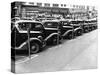 Cars Parked on Street-John Vachon-Stretched Canvas