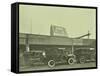 Cars Parked Outside London Bridge Station, 1931-null-Framed Stretched Canvas